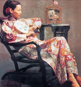 Life in a Dream Chinese Chen Yifei Oil Paintings